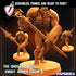 Omega Battle Knight Armor Golem B | Miniature by Papsikels | Resin Mini For Tabletop RPGs, Wargaming, and Painting | Assembled and Primed - Brush and Battle