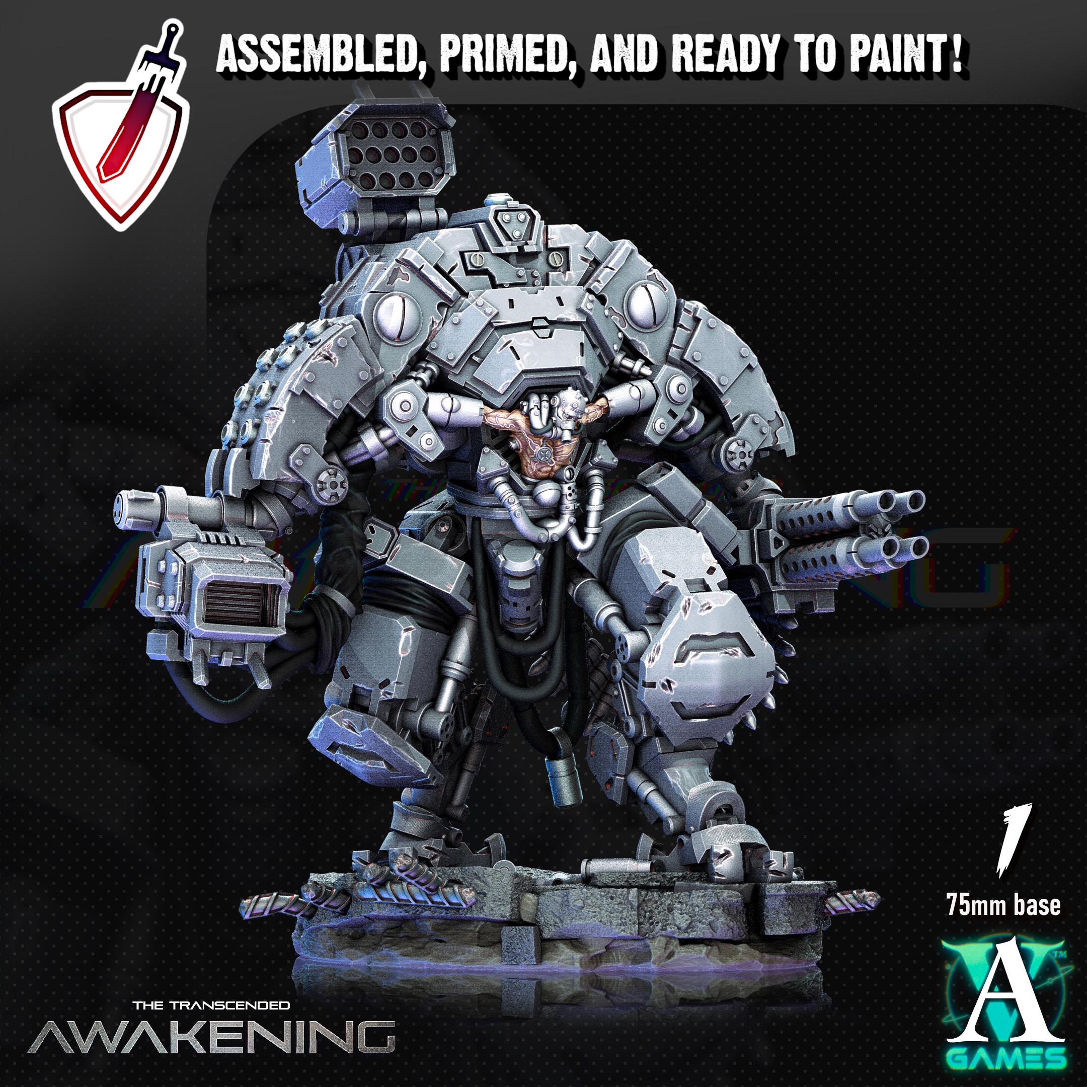 Transcended Vestators | Miniatures by Archvillain Games | Resin Mini for Tabletop Gaming, D&D, Wargaming, Painting | Assembled and Primed