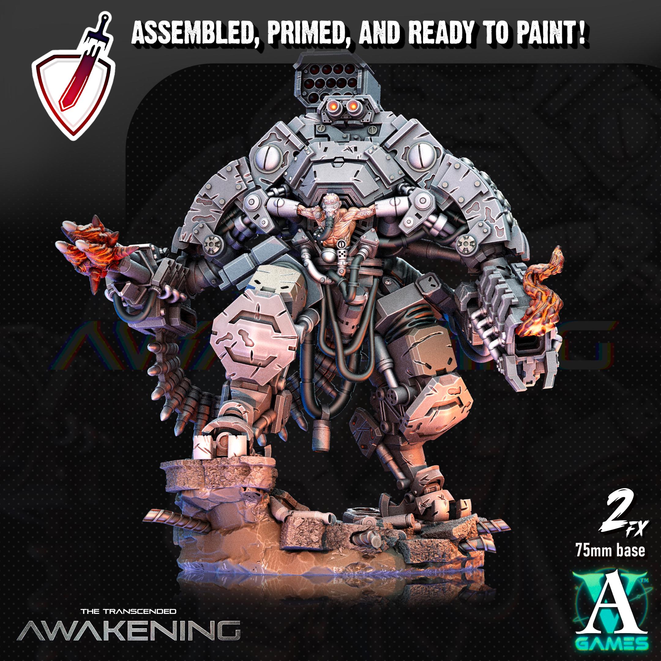 Transcended Vestators | Miniatures by Archvillain Games | Resin Mini for Tabletop Gaming, D&D, Wargaming, Painting | Assembled and Primed