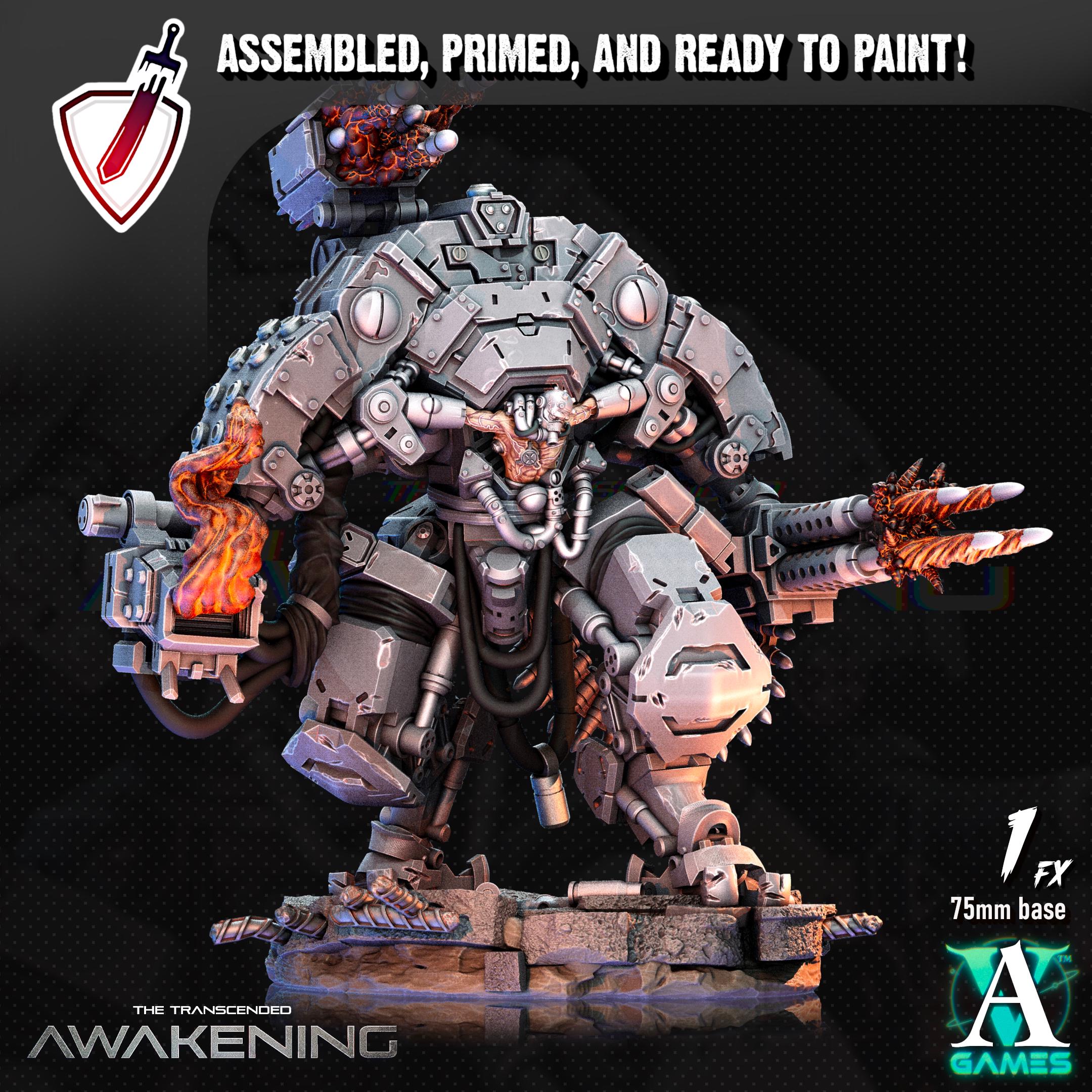 Transcended Vestators | Miniatures by Archvillain Games | Resin Mini for Tabletop Gaming, D&D, Wargaming, Painting | Assembled and Primed